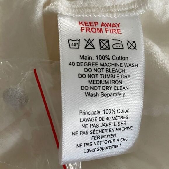 Anthropologie Seen Worn Kept Crochet Lace Trim Top - Picture 4 of 4